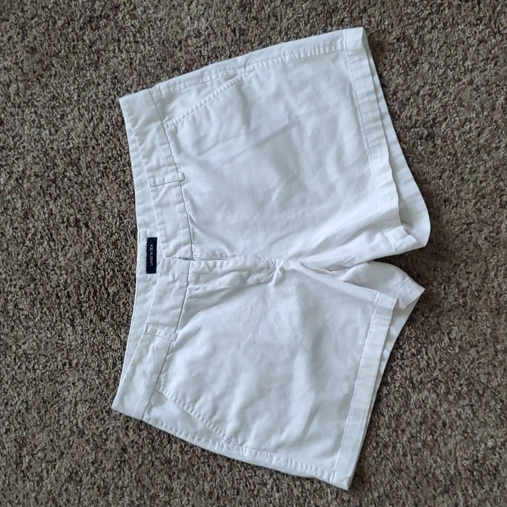 Women's White Shorts,  Size 10
